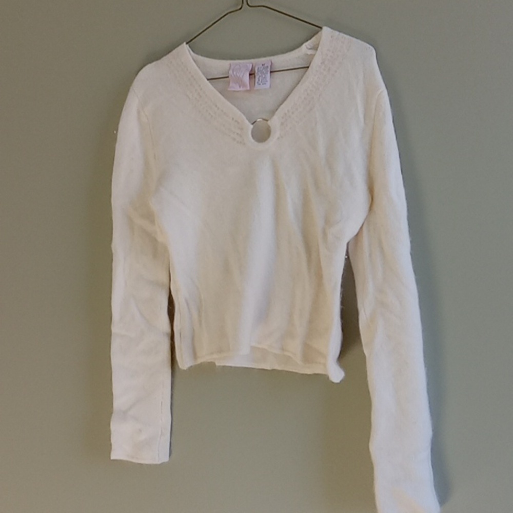 Angora Rabbit Hair & Lambs Wool Sweater! BEAUTIFUL High Quality & SOFT Very warm